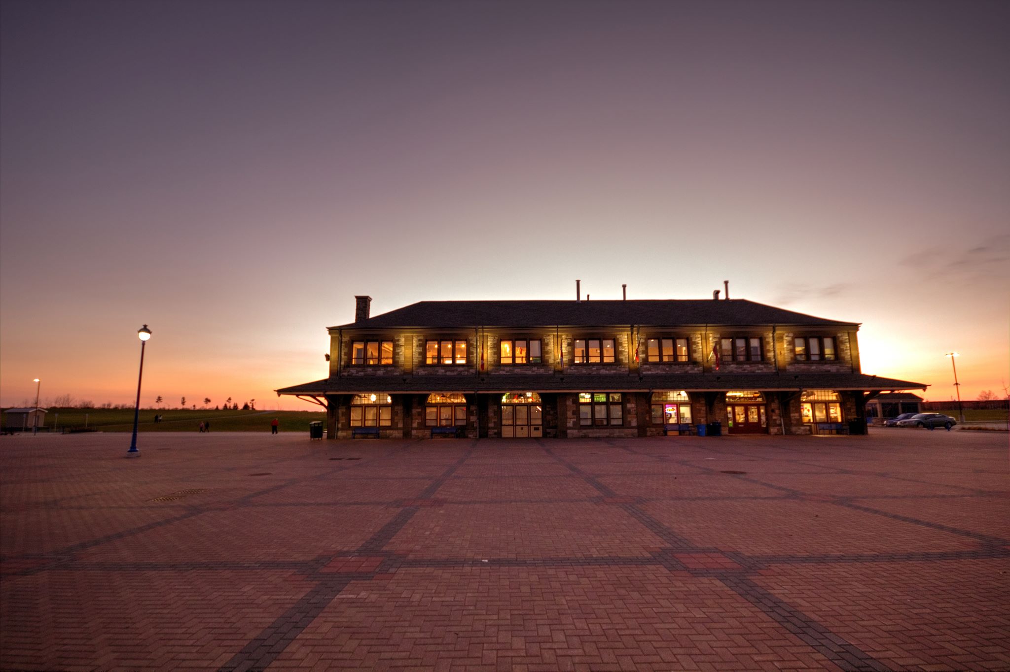 The North Bay Museum at Sunset