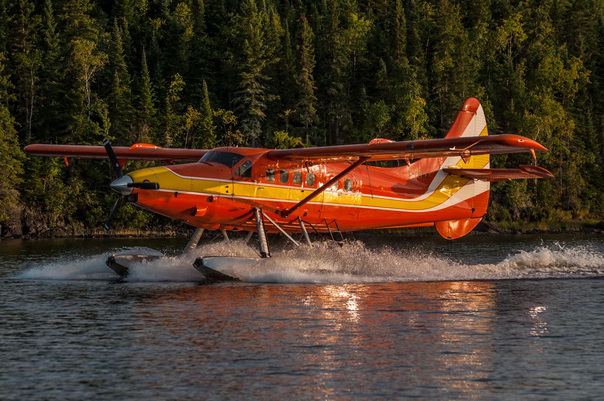 Plane at Slate Falls Airways