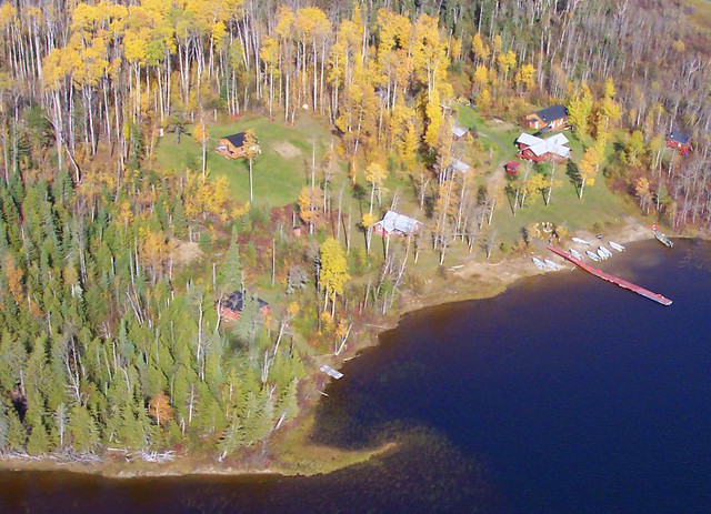 Poplar Ridge Lodge aerial