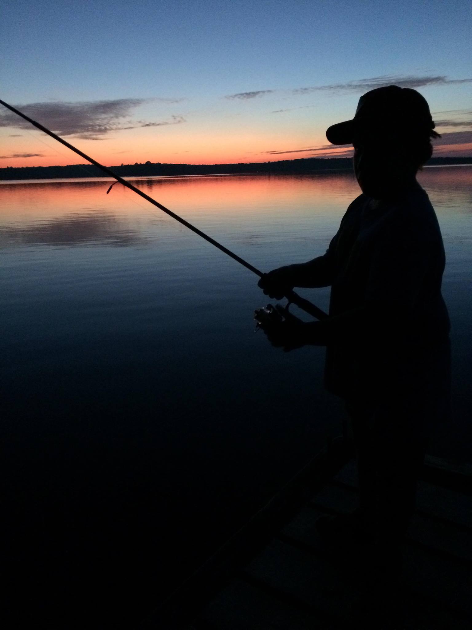 Child fishing at Wassi Lodge