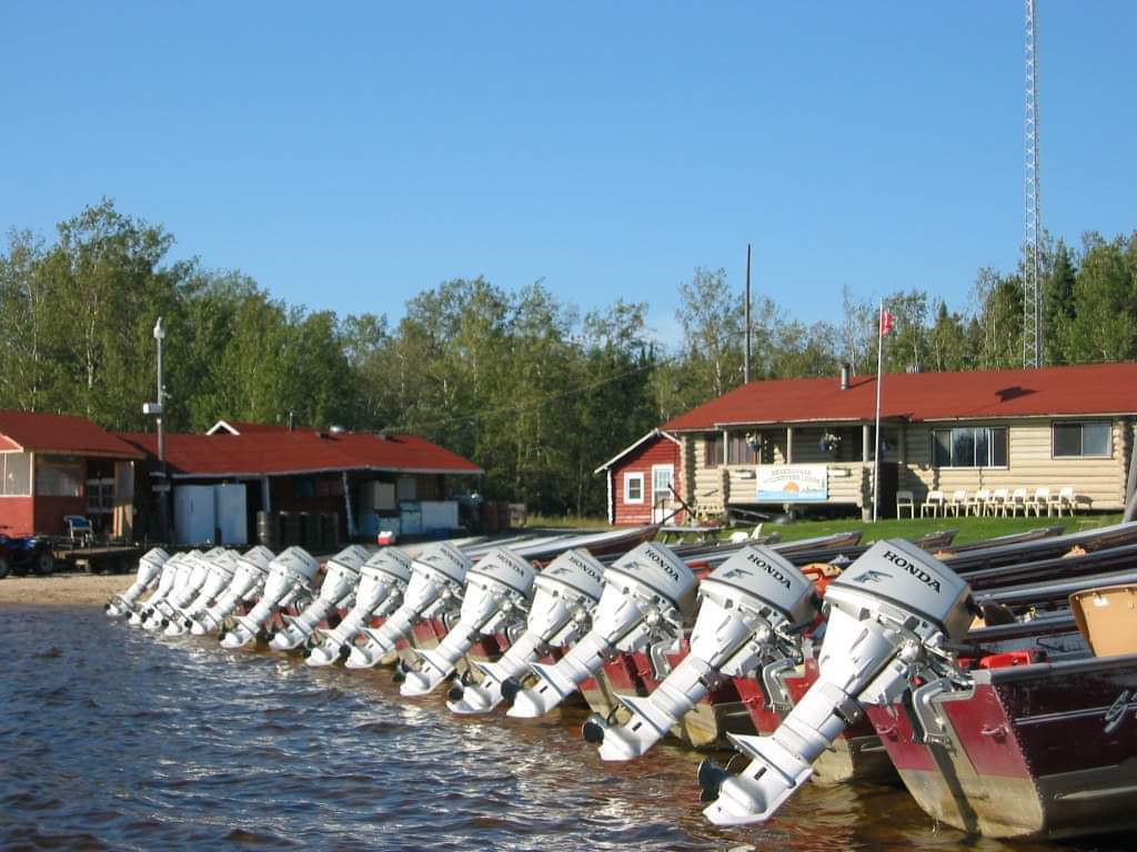 Seseganaga Lodge boats