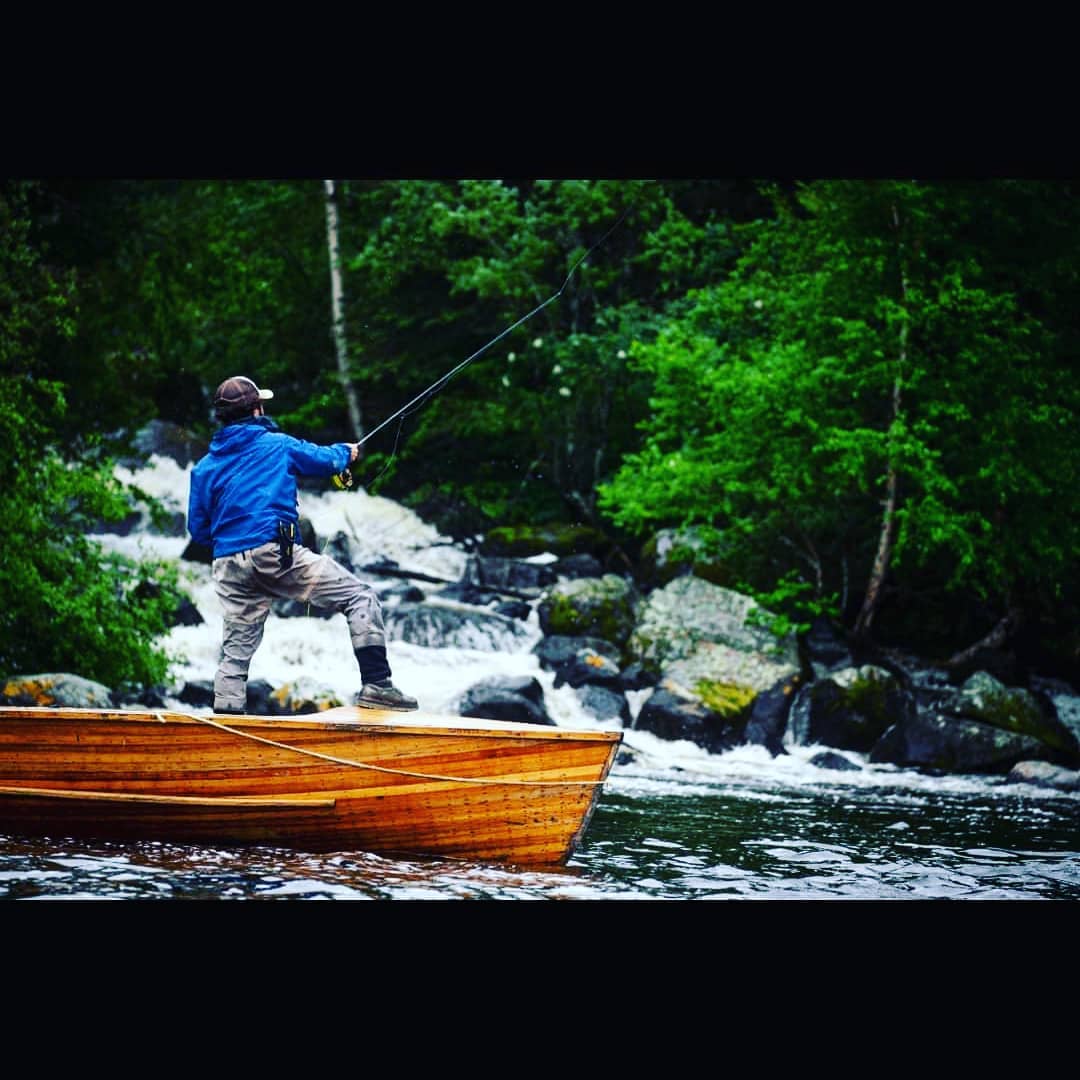 Fly fishermen at Esnagami Wilderness Lodge