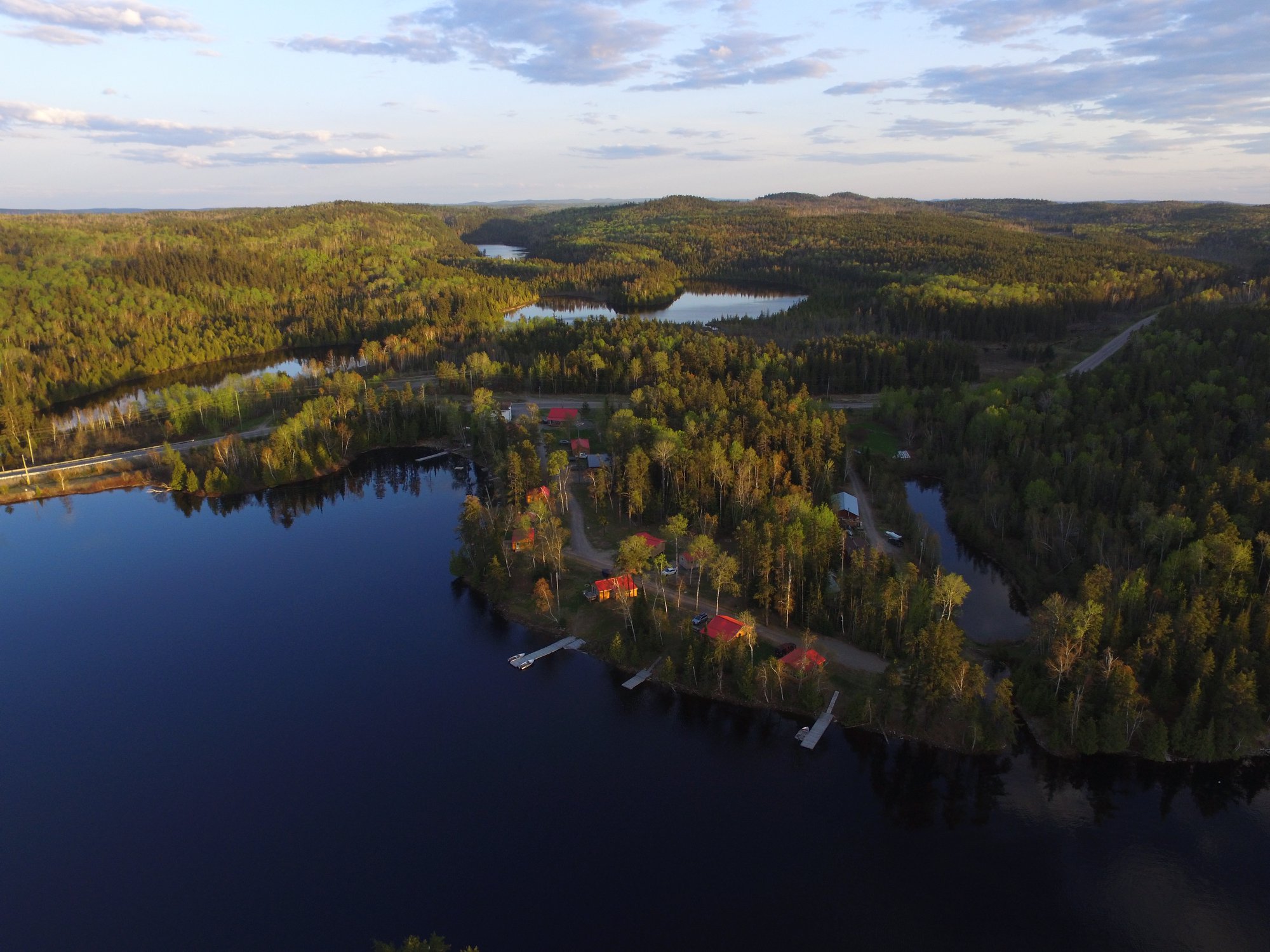 Lost Lake Wilderness Lodge aerial