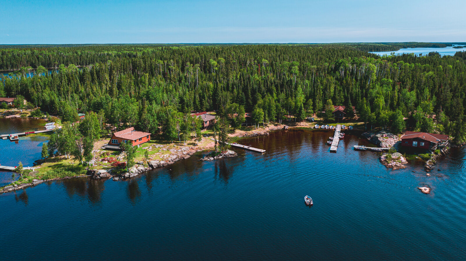 Knobby's Fly-in lodge aerial