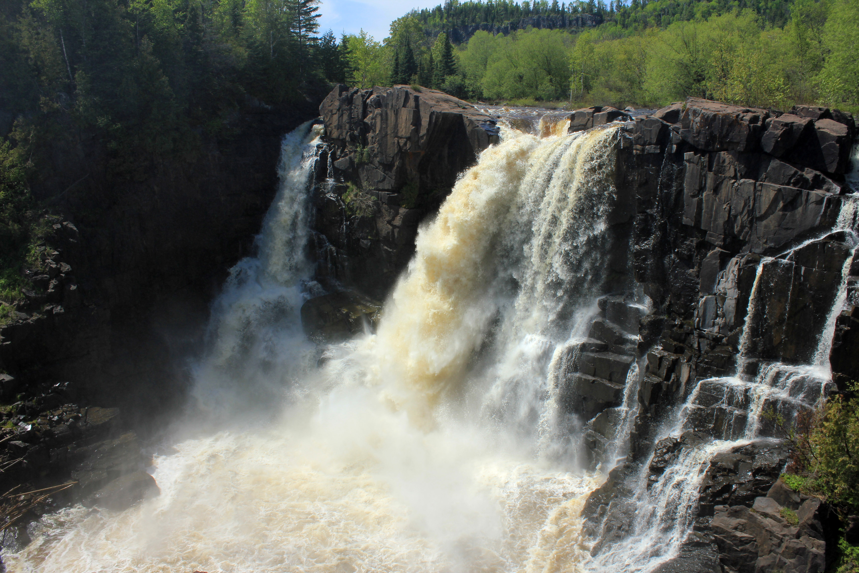 High Falls on the Pigeon River