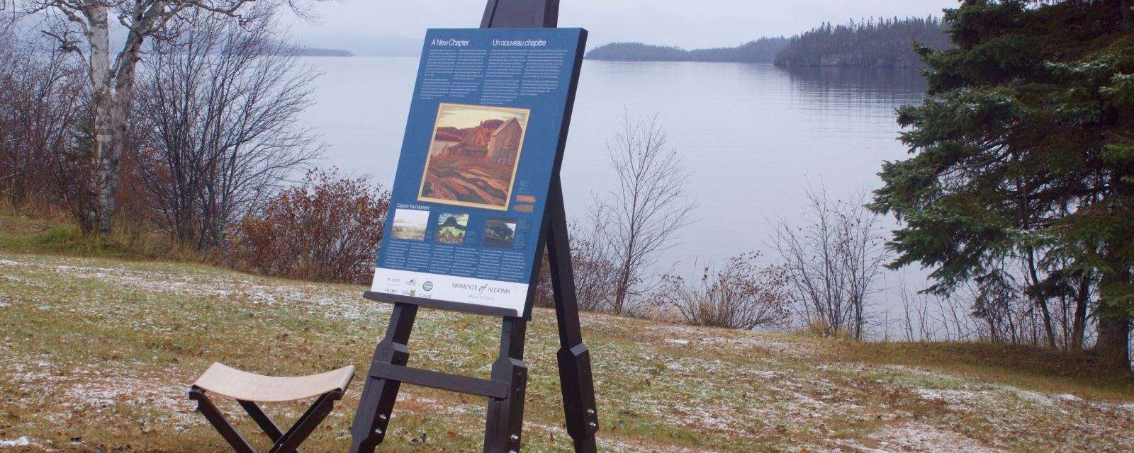  Interpretive Panel in Rossport Wardrop Park