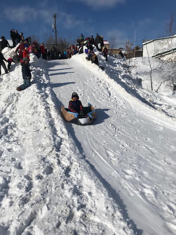 Red Lake Winter Carnival box races