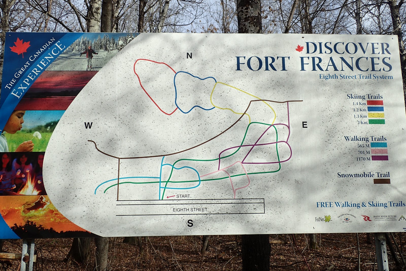 8th street trail sign fort frances