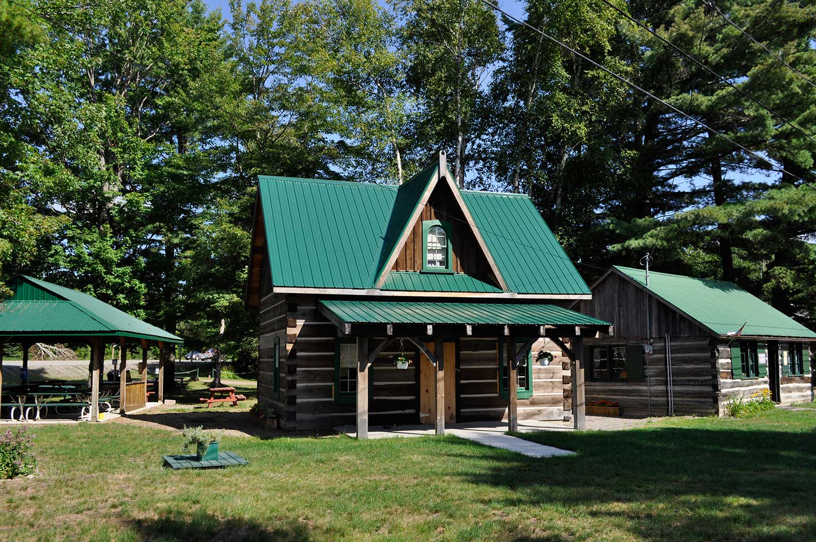 log building, museum