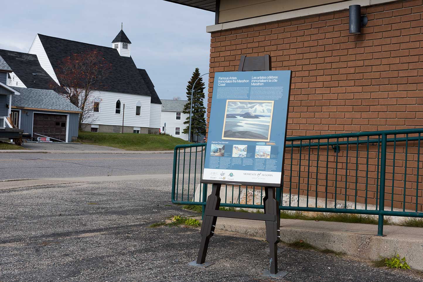 interpretive panel marathon museum