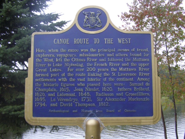 Plaque historique de Mattawa