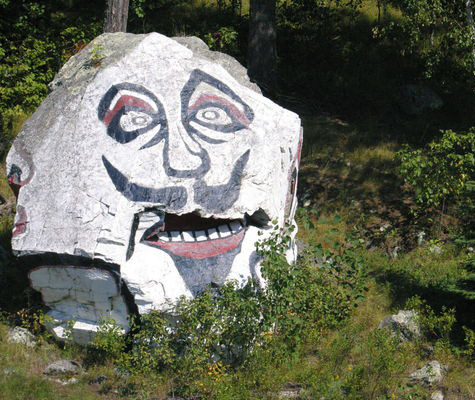 Devil's Gap Rock on Lake of the Woods