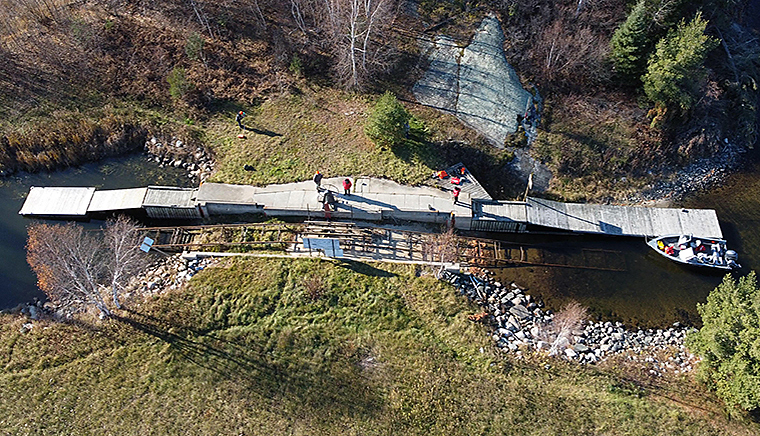 The Turtle Portage Marine Railway System