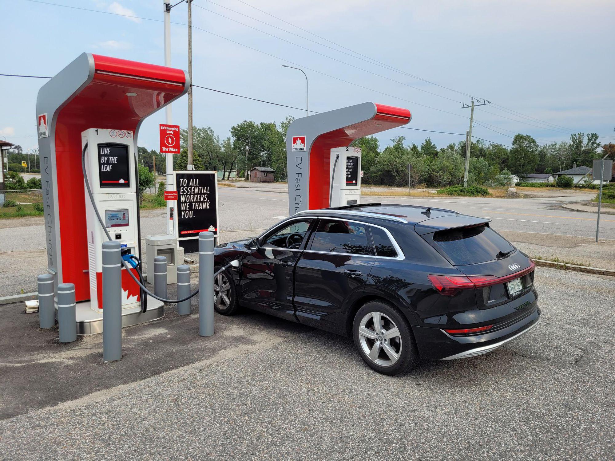 Petro-Canada EV Charging Station in Ignace