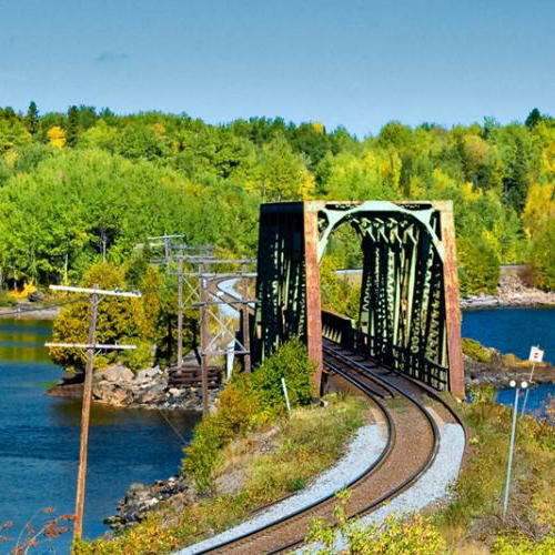 train bridge in sioux lookout