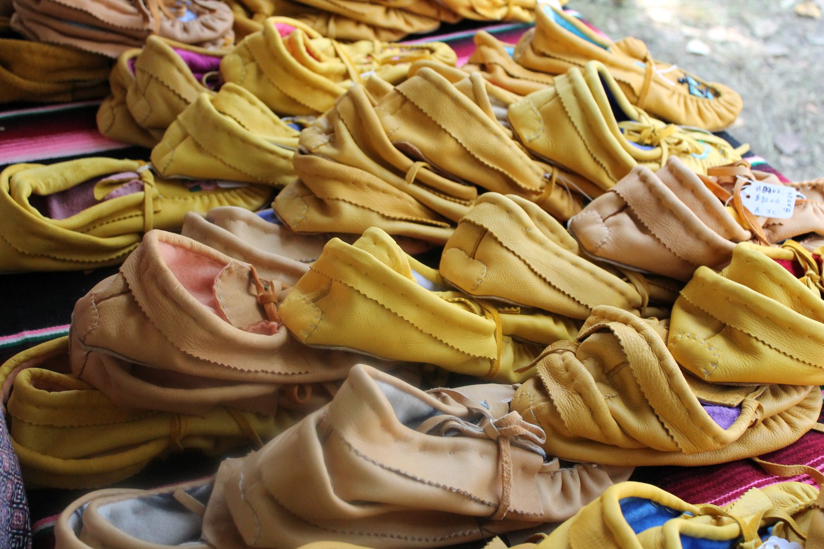 mocassins at Pikwakanagan Pow-Wow