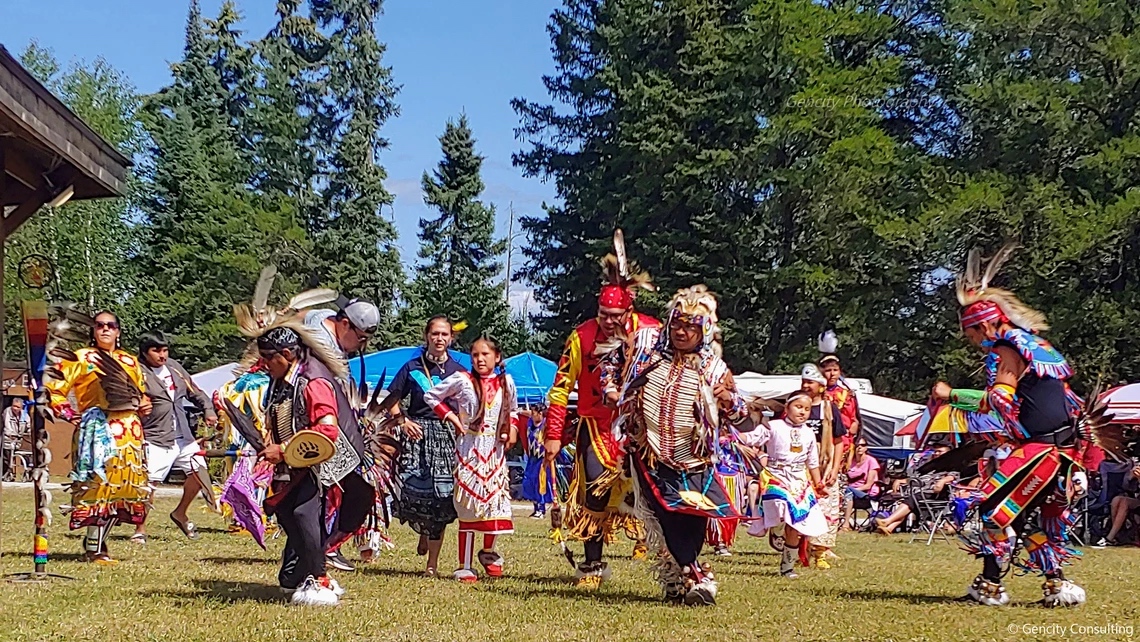 NETMIZAAGGAMIG NISHNAABEG  ANNUAL POWWOW