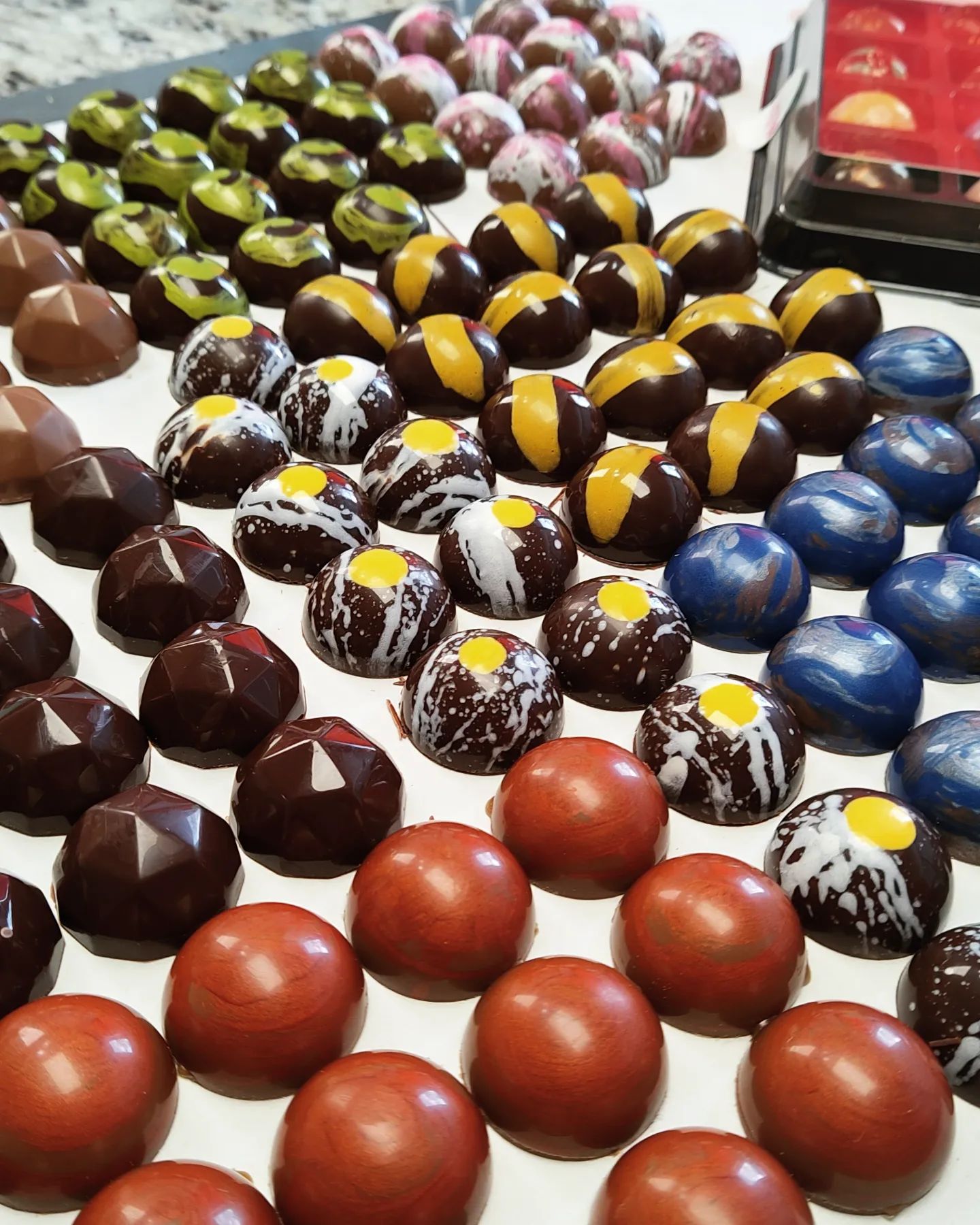 variety of chocolates