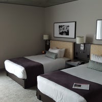 Motel room with 2 beds