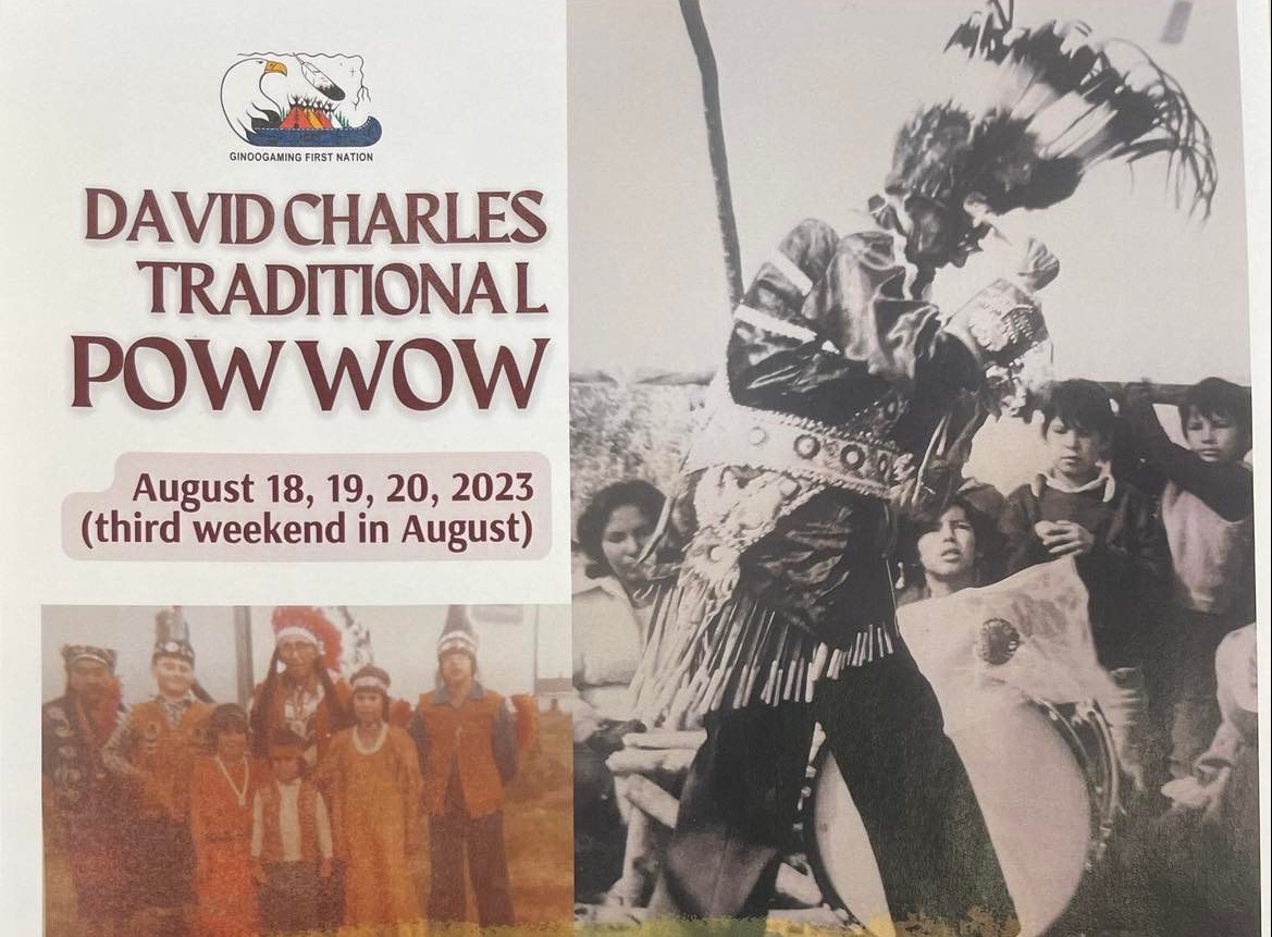 David Charles Traditional POW WOW 2023 poster