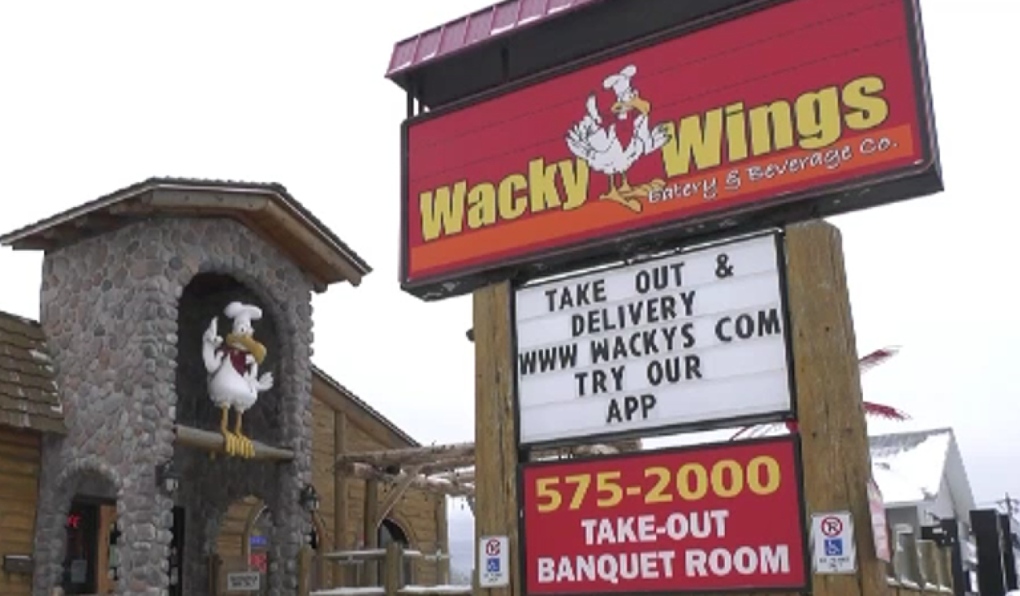 Exterior of building with sign