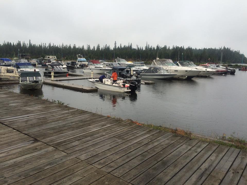 Boats at marina