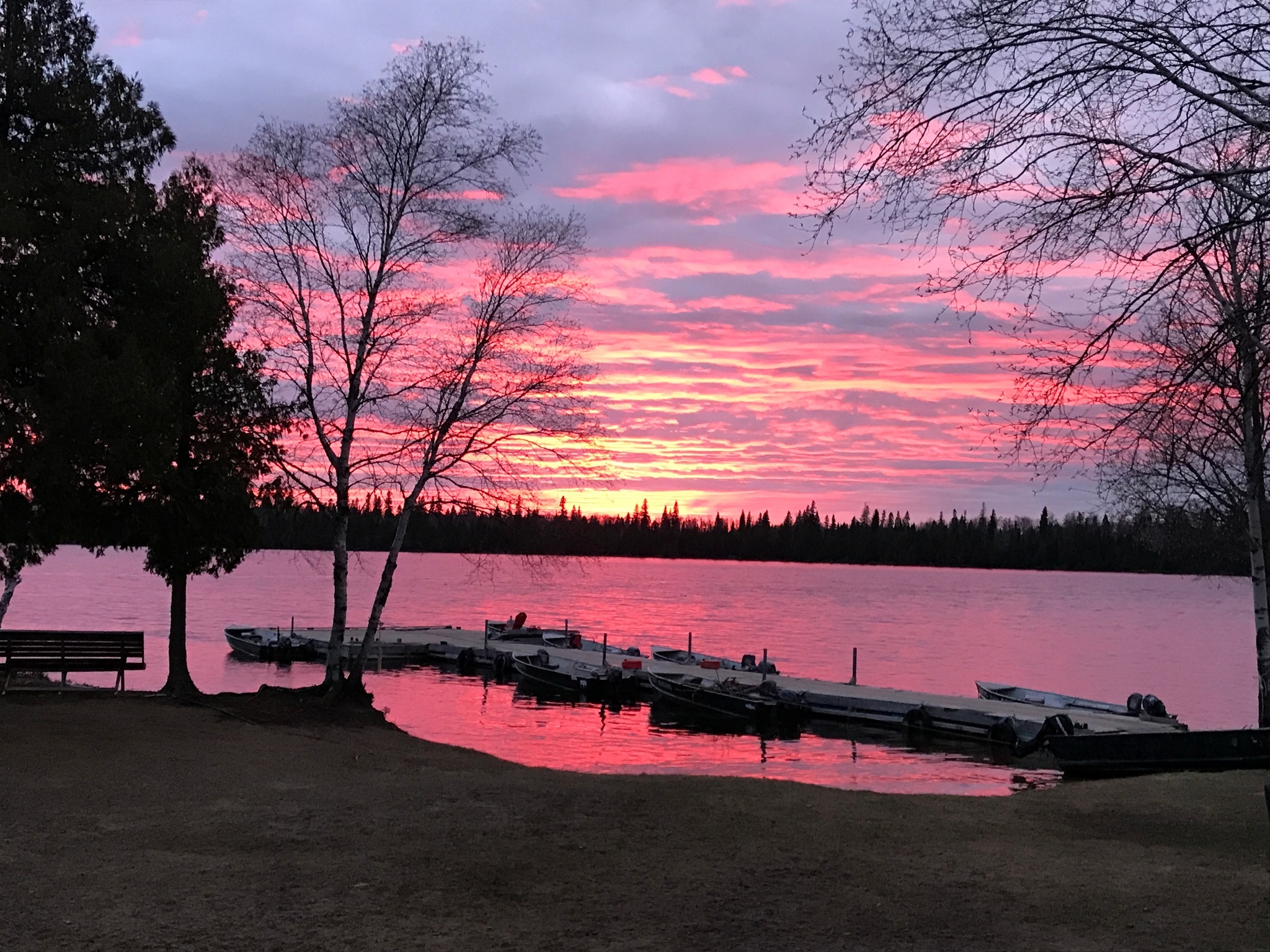 Sunset on the lake