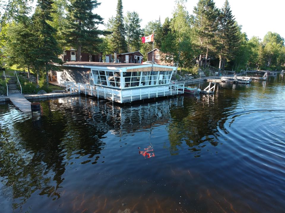 Water view of resort