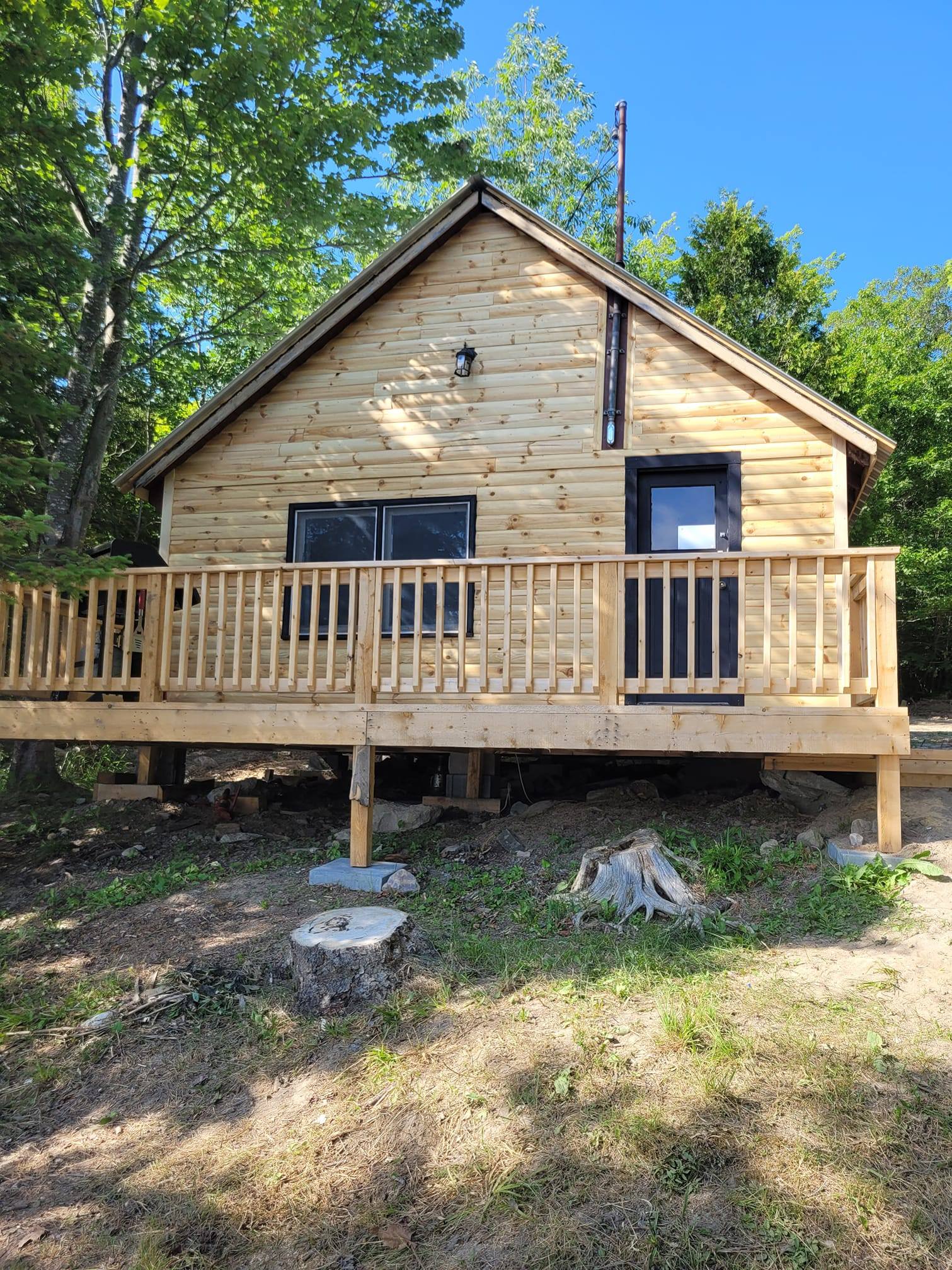 Cabin on the water