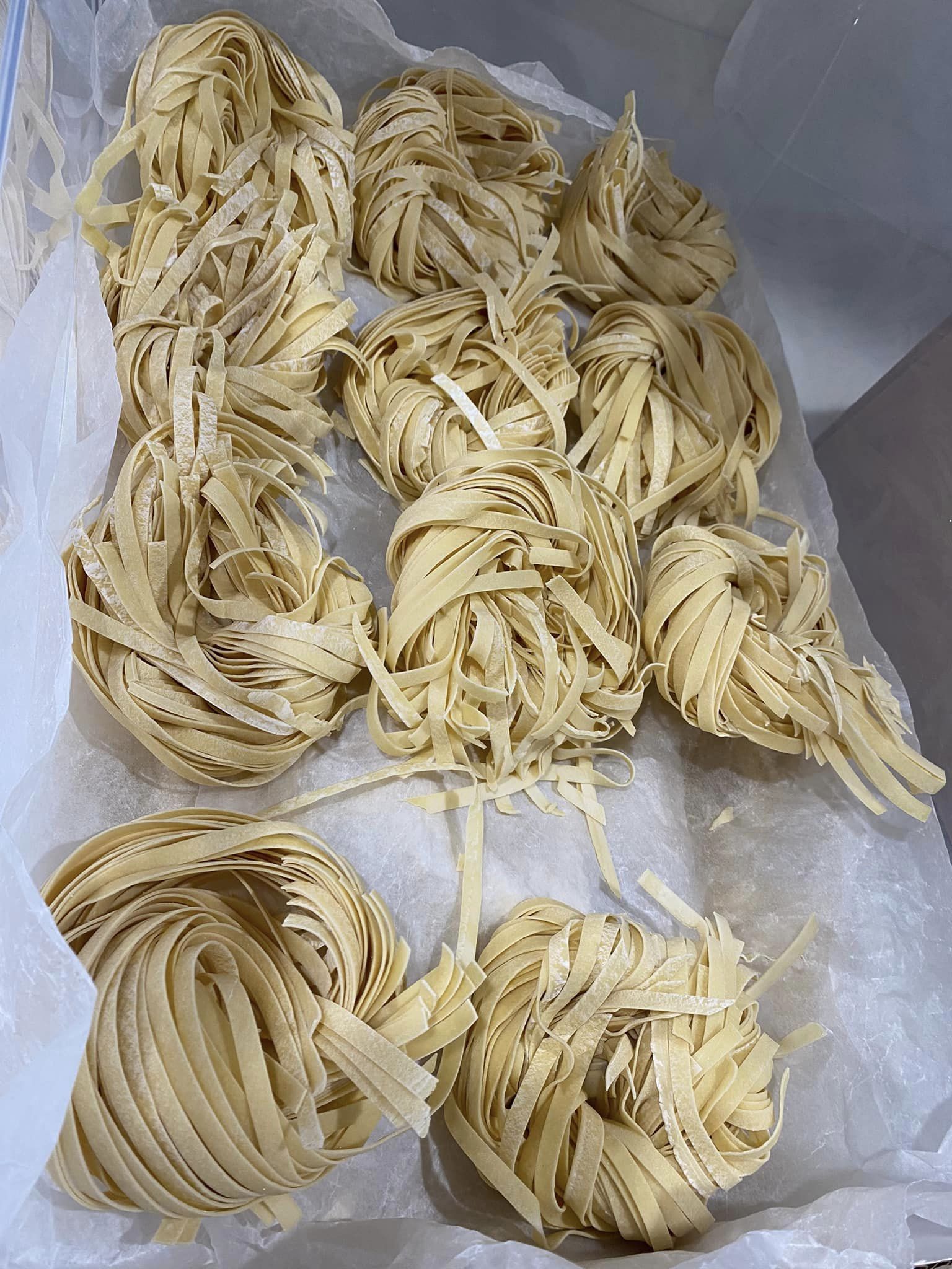 Homemade pasta