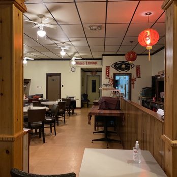 Interior of restaurant