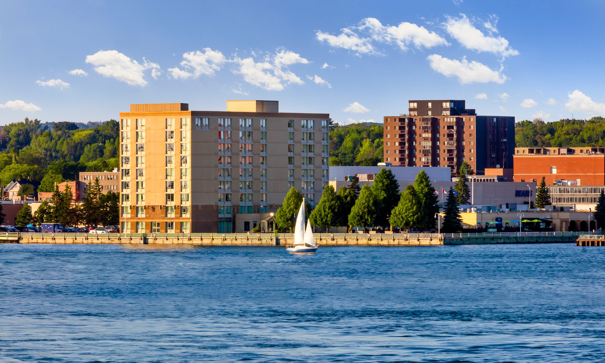 Hotel from the water