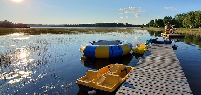 A dock on the water