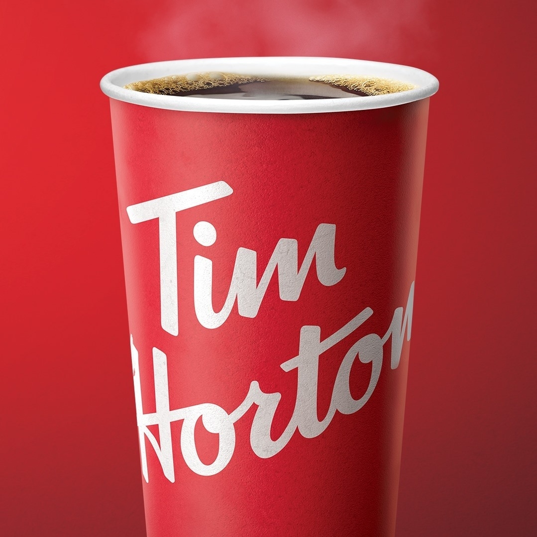 Tim Horton's coffee in cup