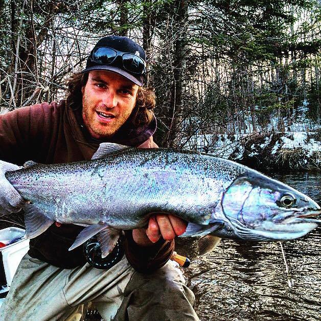 Tyler with a fish