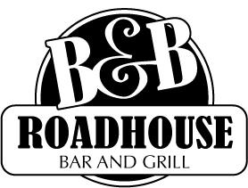 Logo "B&B Roadhouse Bar and Grill"