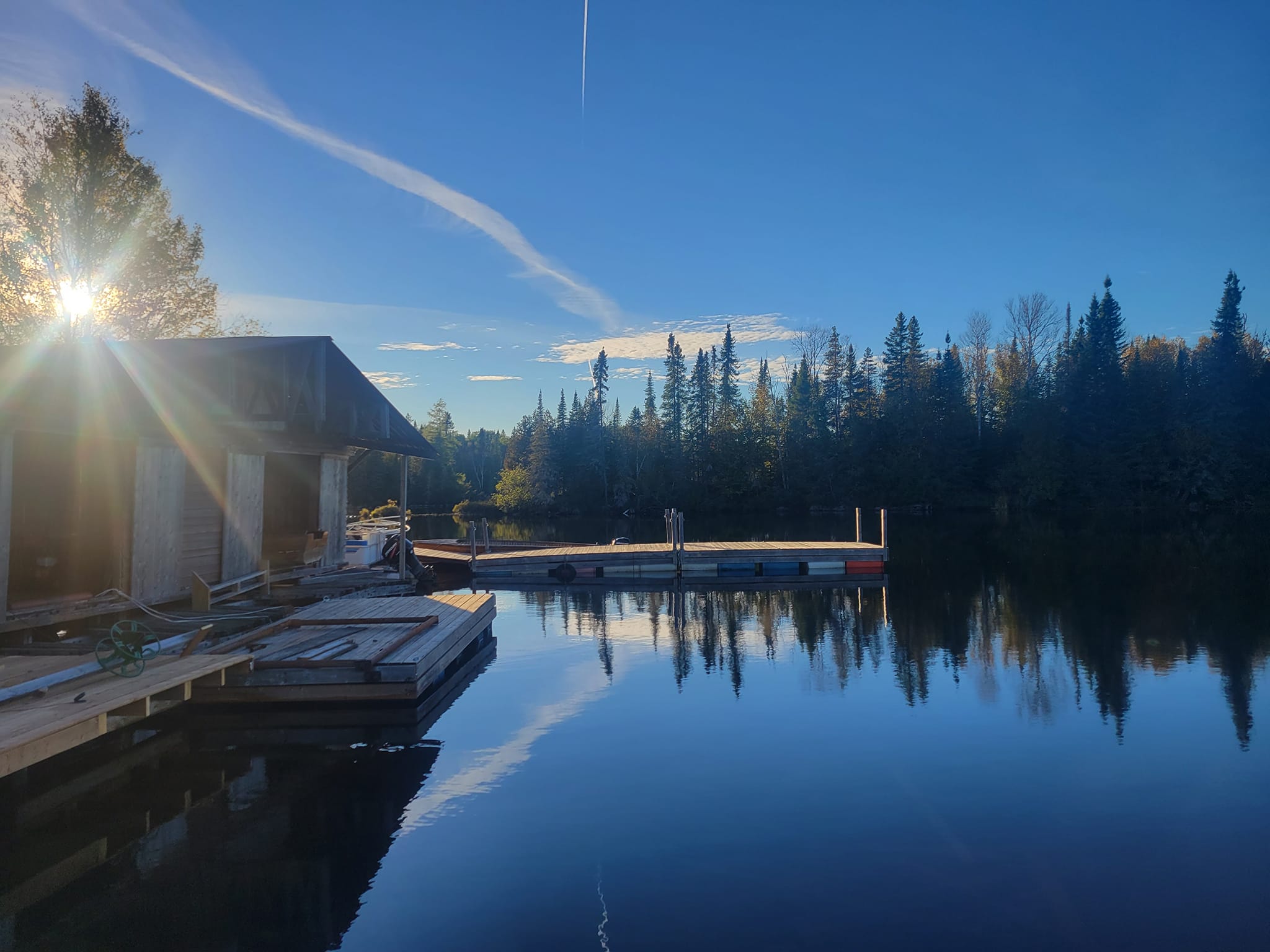 Dock at Wabatong Lodge