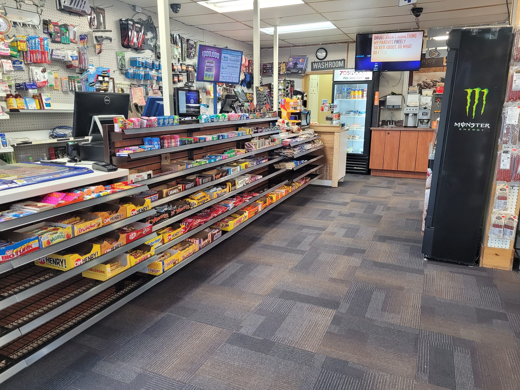 Interior of store