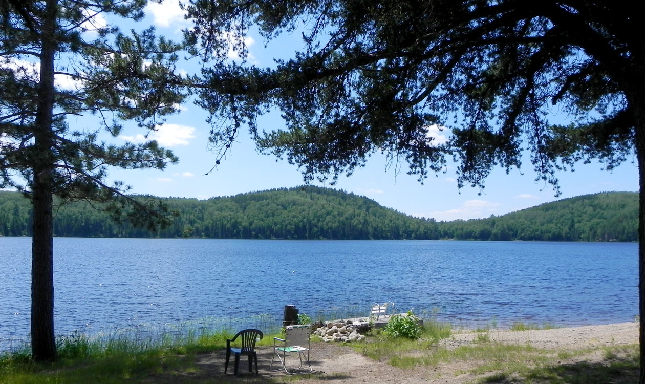 Lake front view