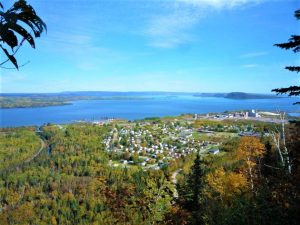 Lookout view of trail