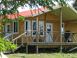 Exterior of cabin