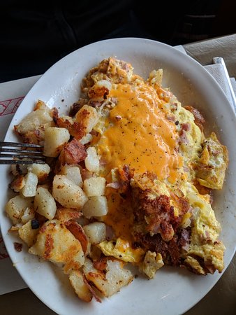 Eggs and hasbrowns