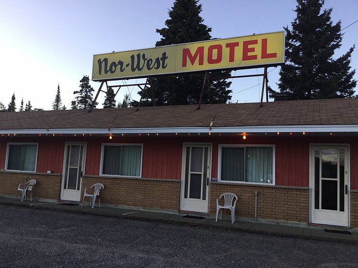 Exterior of motel