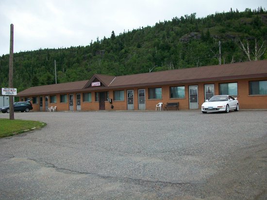 Exterior of motel