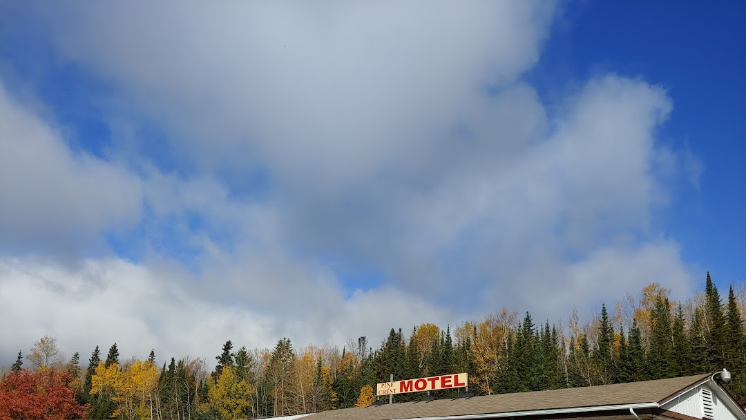 View of sky and sign at motel