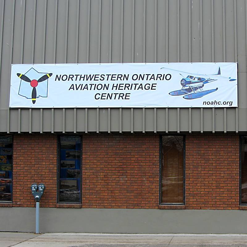 Exterior of building with signage