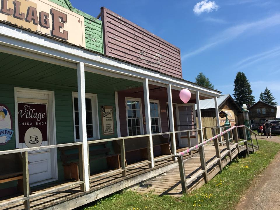 Store fronts in Heritage Park