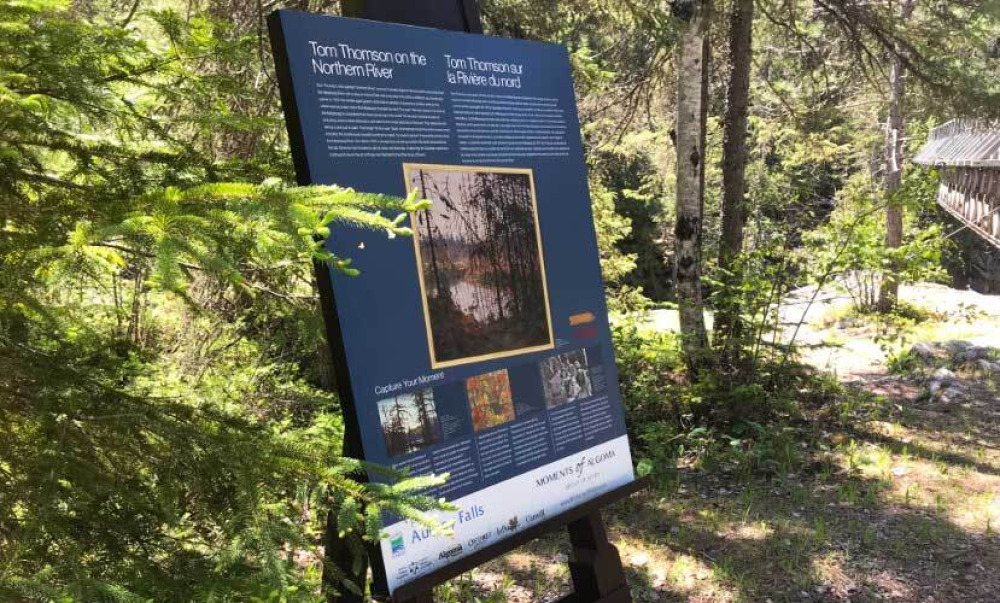 Interpretive Panel in Aubrey Falls P.P.