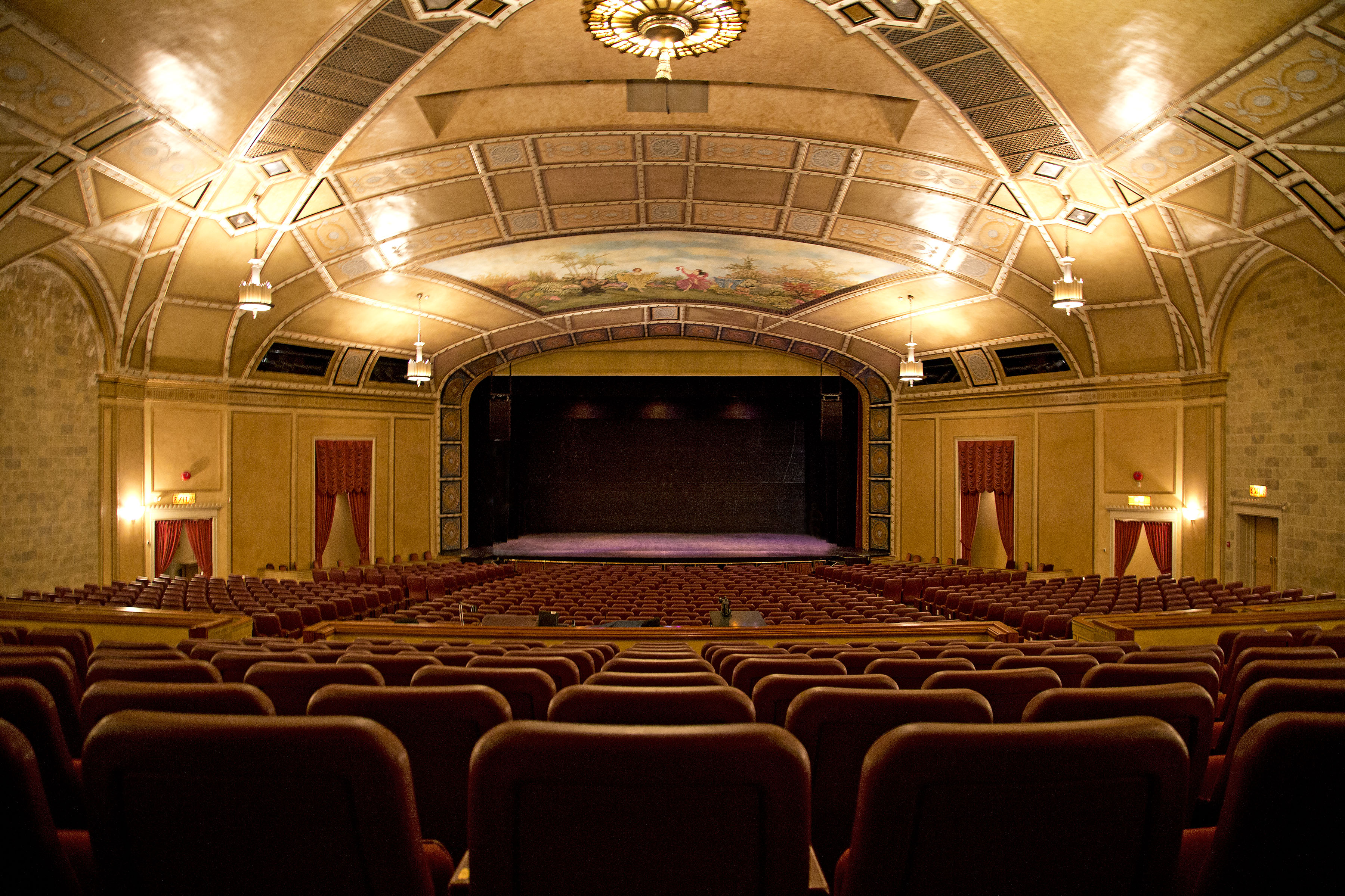 interior of the sanderson performing arts building