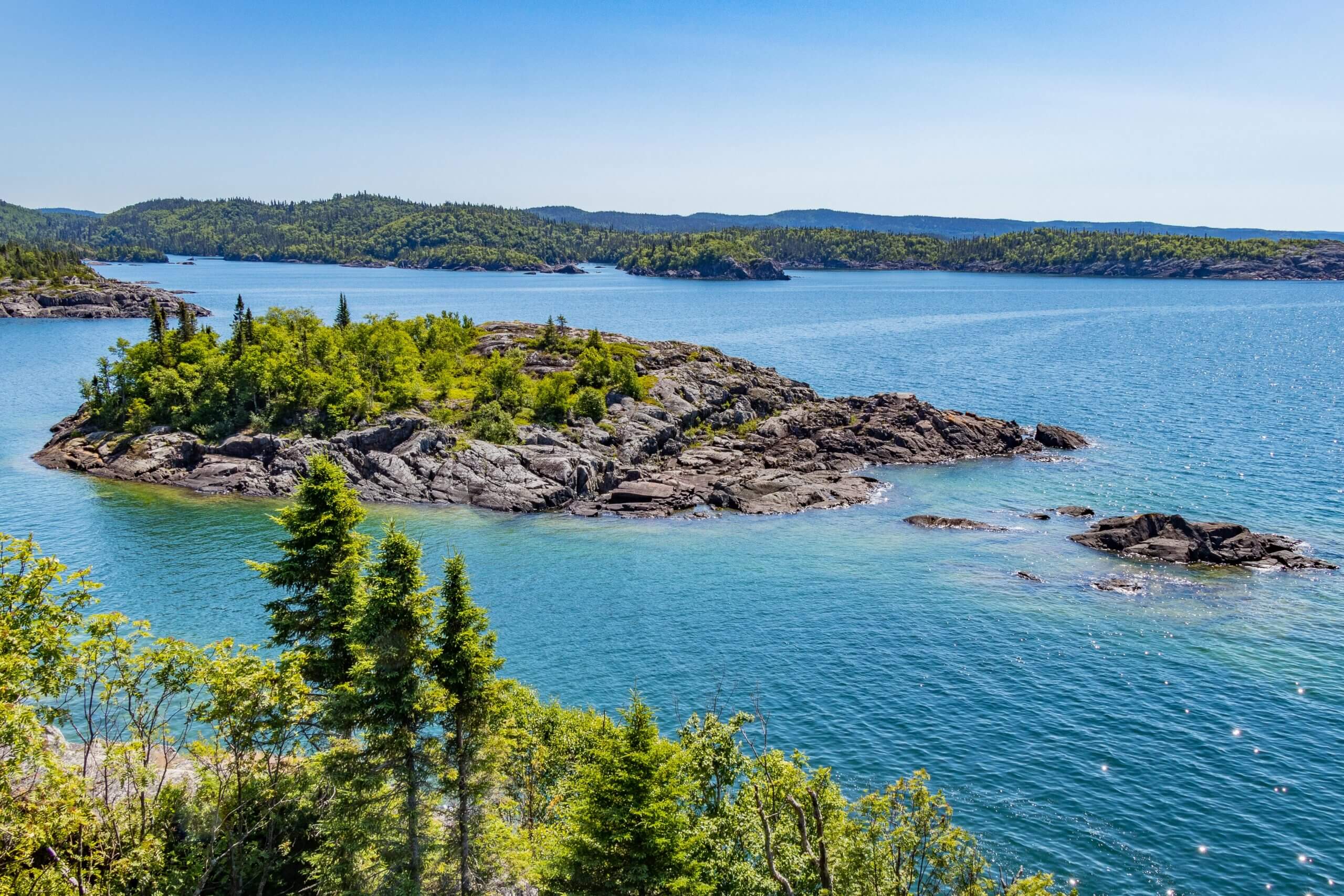 Water front of Hattie Cove